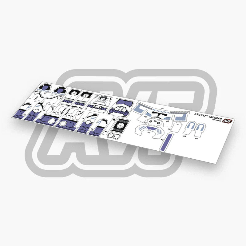 187th Trooper Decals