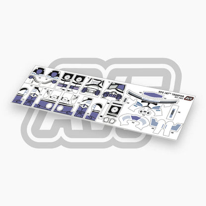 187th Trooper Decals