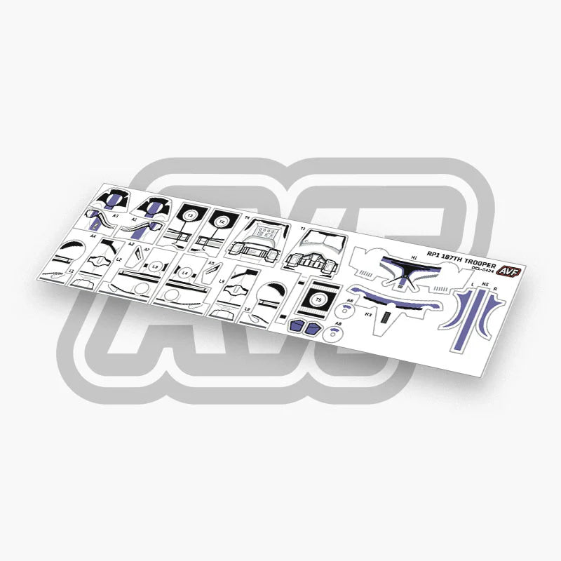 187th Trooper Decals