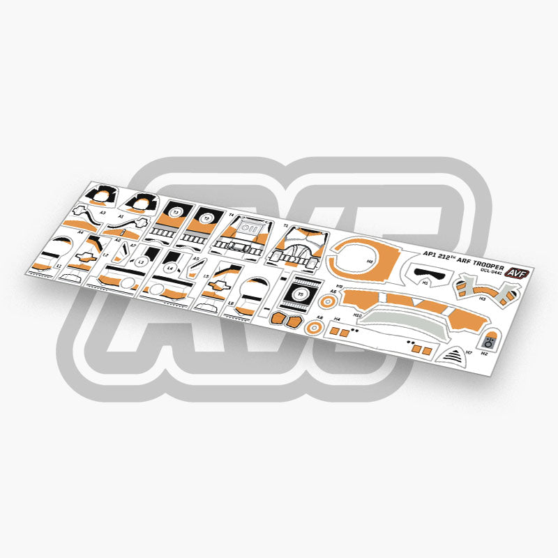 212th ARF Trooper Decals