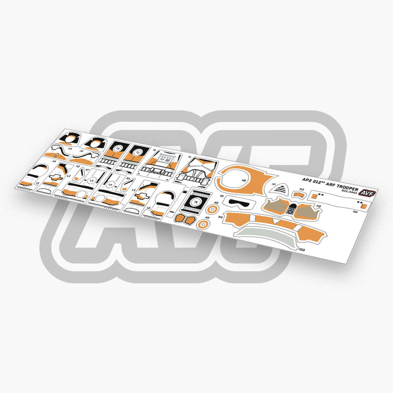 212th ARF Trooper Decals