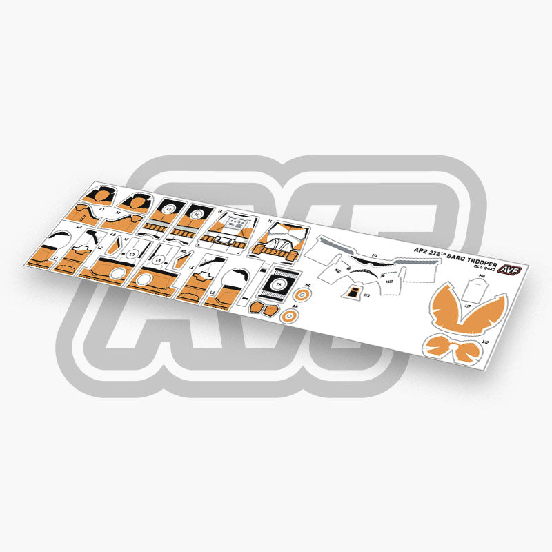 212th BARC Trooper Decals