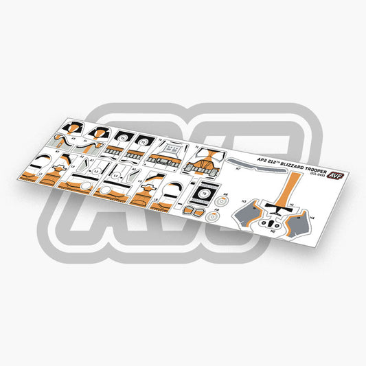 212th Blizzard Trooper Decals