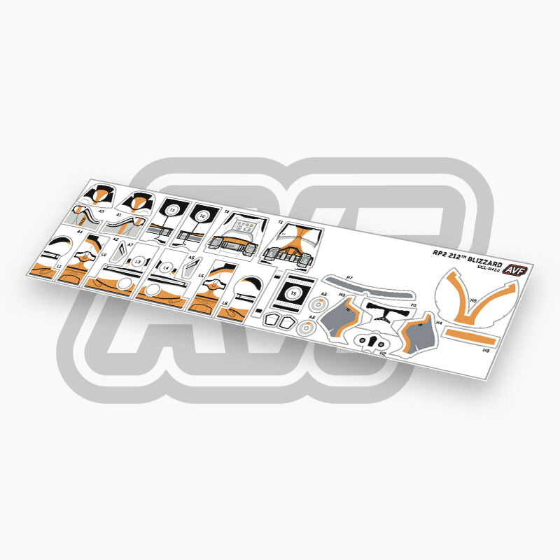 212th Blizzard Trooper Decals