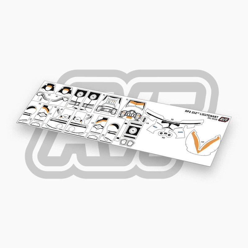 212th Lieutenant Decals