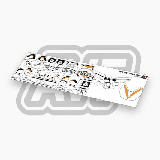 212th Lieutenant Decals
