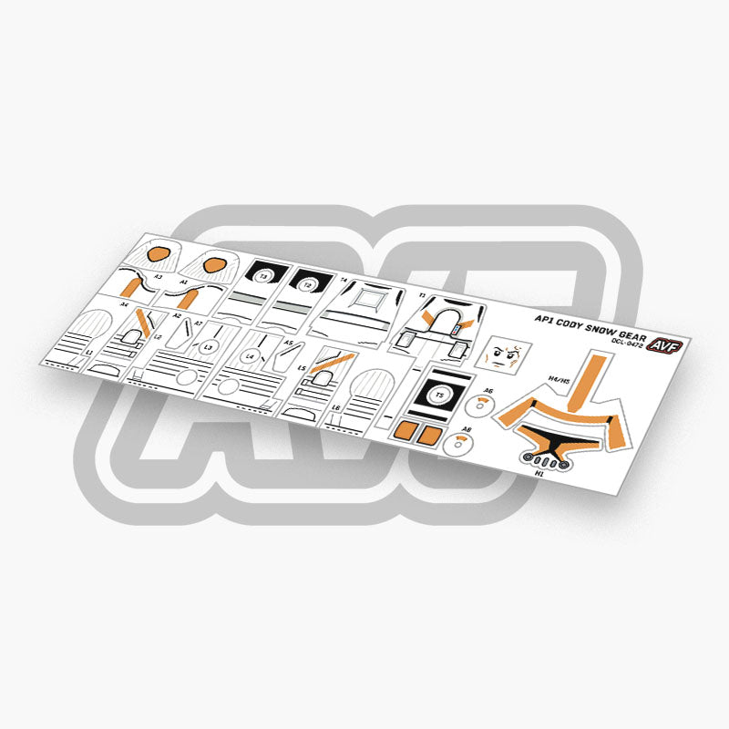 Commander Cody Decals