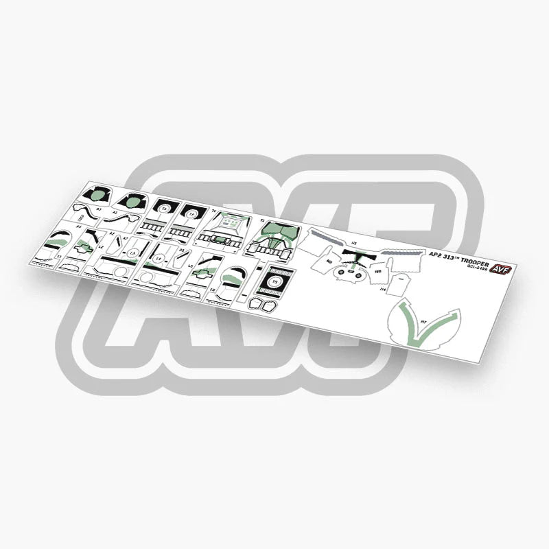 313th Trooper Decals
