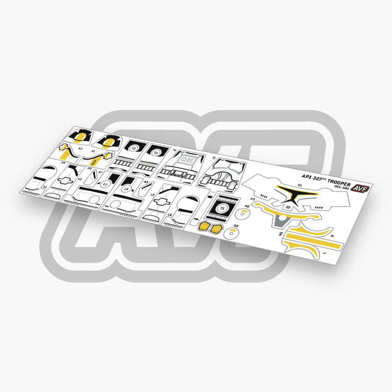 327th Trooper Decals