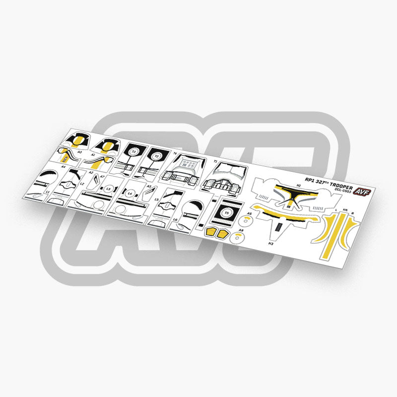 327th Trooper Decals