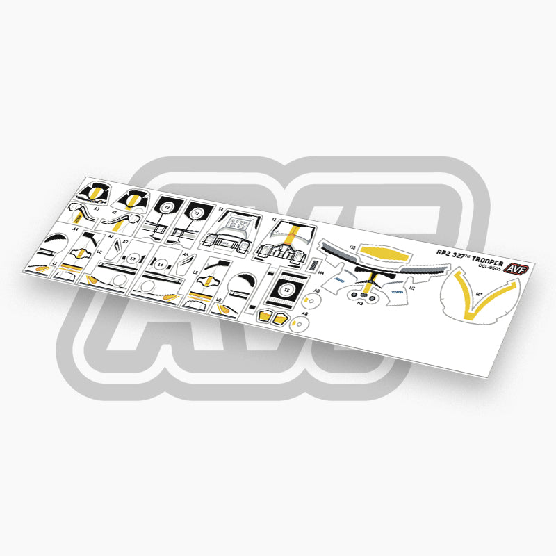 327th Trooper Decals