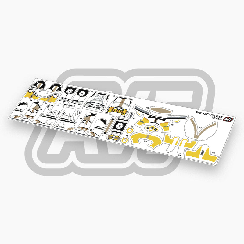327th Officer Decals