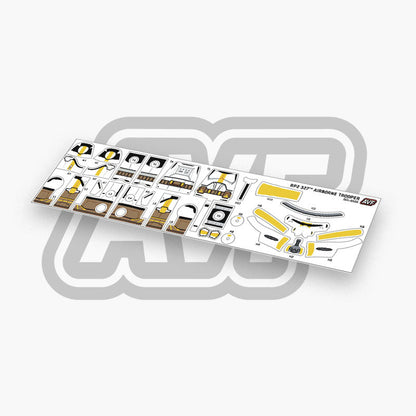 327th Airborne Trooper Decals