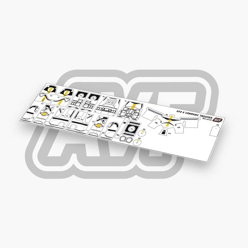 K Company Trooper Decals