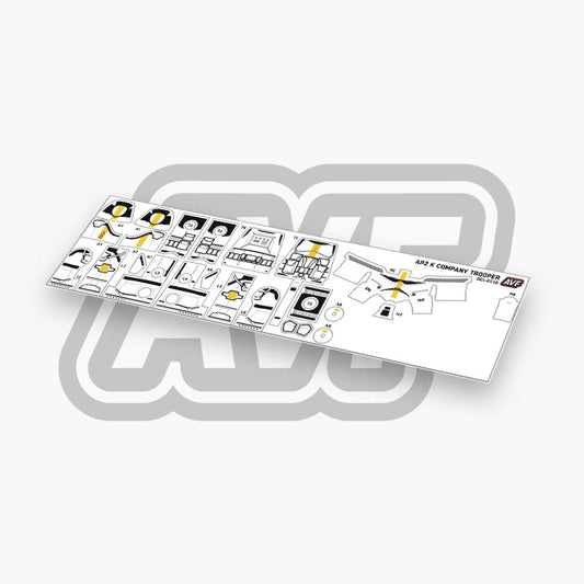 K Company Trooper Decals