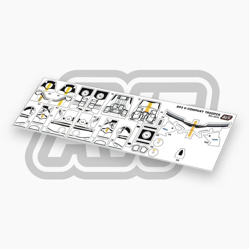 K Company Trooper Decals