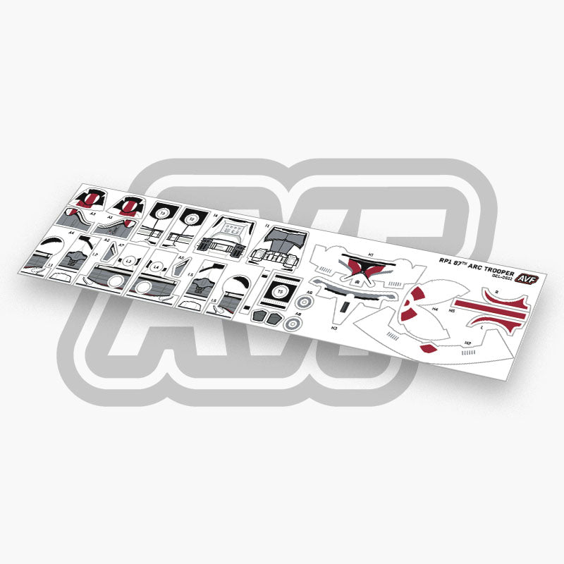 87th ARC Trooper Decals