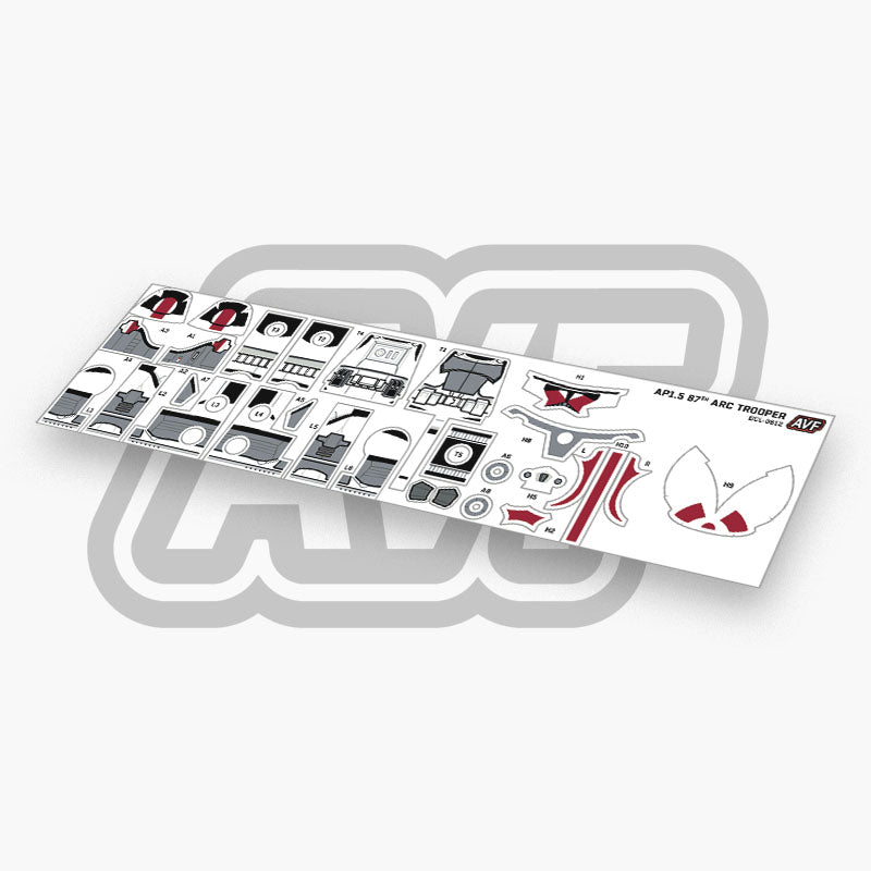 87th ARC Trooper Decals