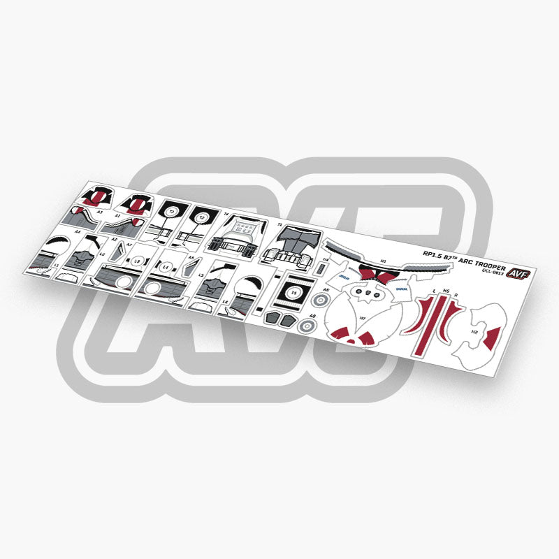 87th ARC Trooper Decals