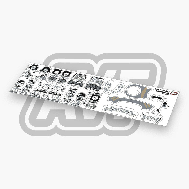 Teth ARF Lieutenant Decals