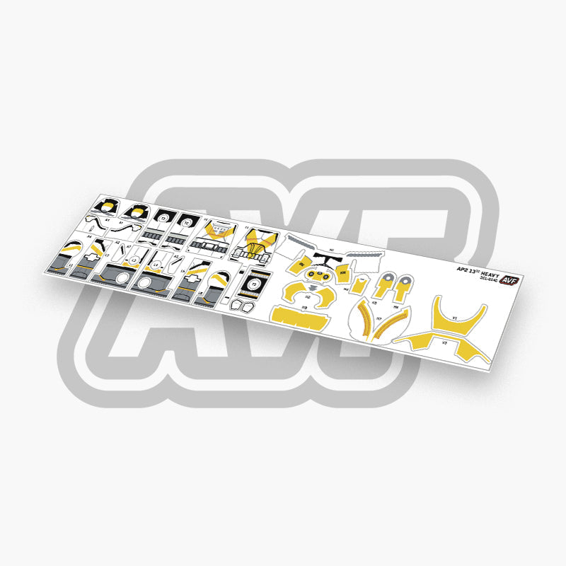 13th Battalion Heavy Decals