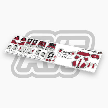 21st Marine Gunner Decals