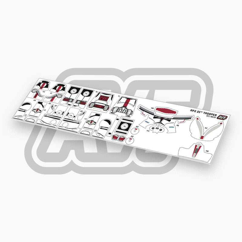21st Trooper Decals