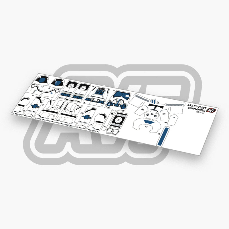 5th Fleet Commander Decals