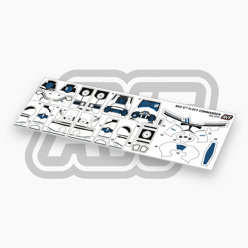 5th Fleet Commander Decals