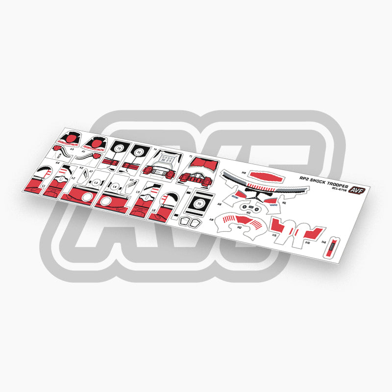 Shock Trooper Decals