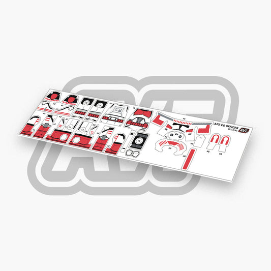 Coruscant Guard Officer Decals