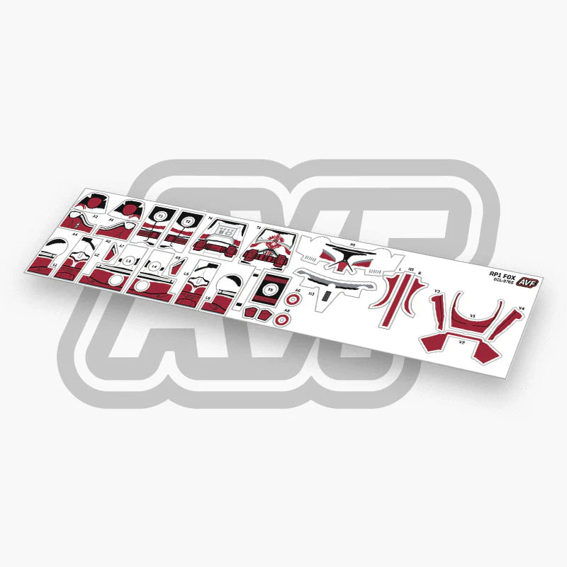 Commander Fox Decals