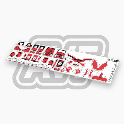 Commander Fox Decals