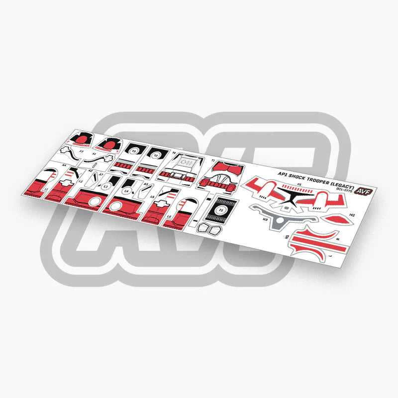 Shock Trooper Decals