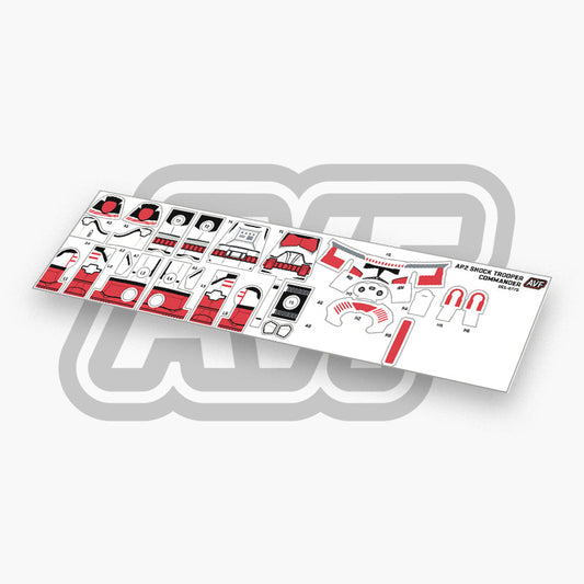 Shock Trooper Commander Decals