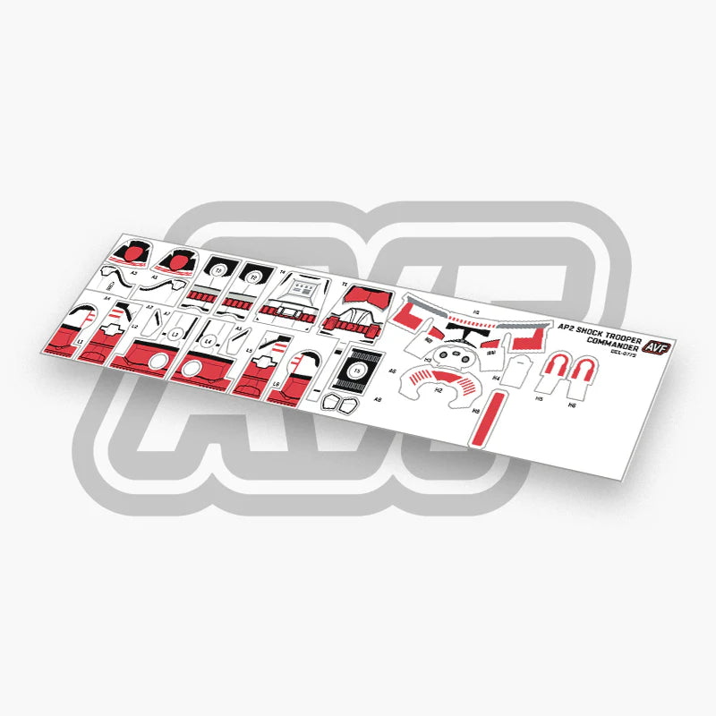 Shock Trooper Commander Decals