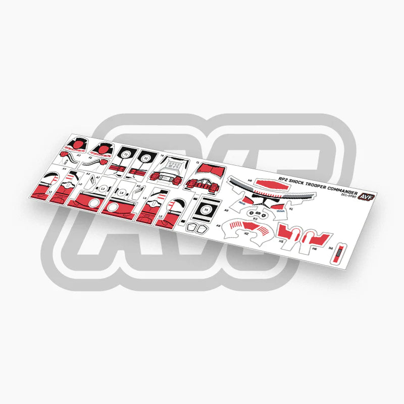 Shock Trooper Commander Decals