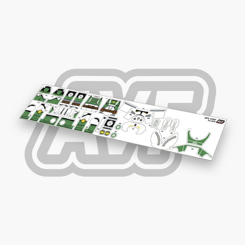 Captain Vert Decals