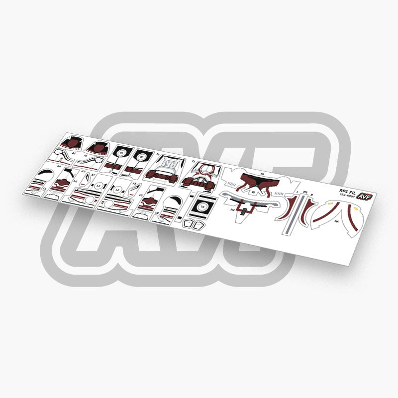 Commander Fil Decals