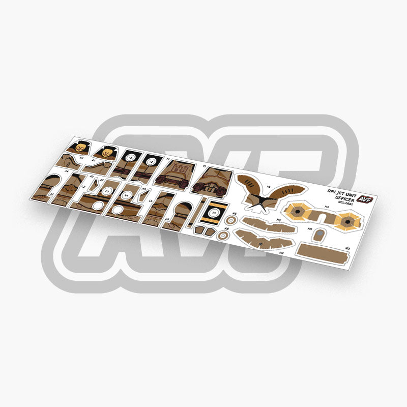 Jet Unit Officer Decals