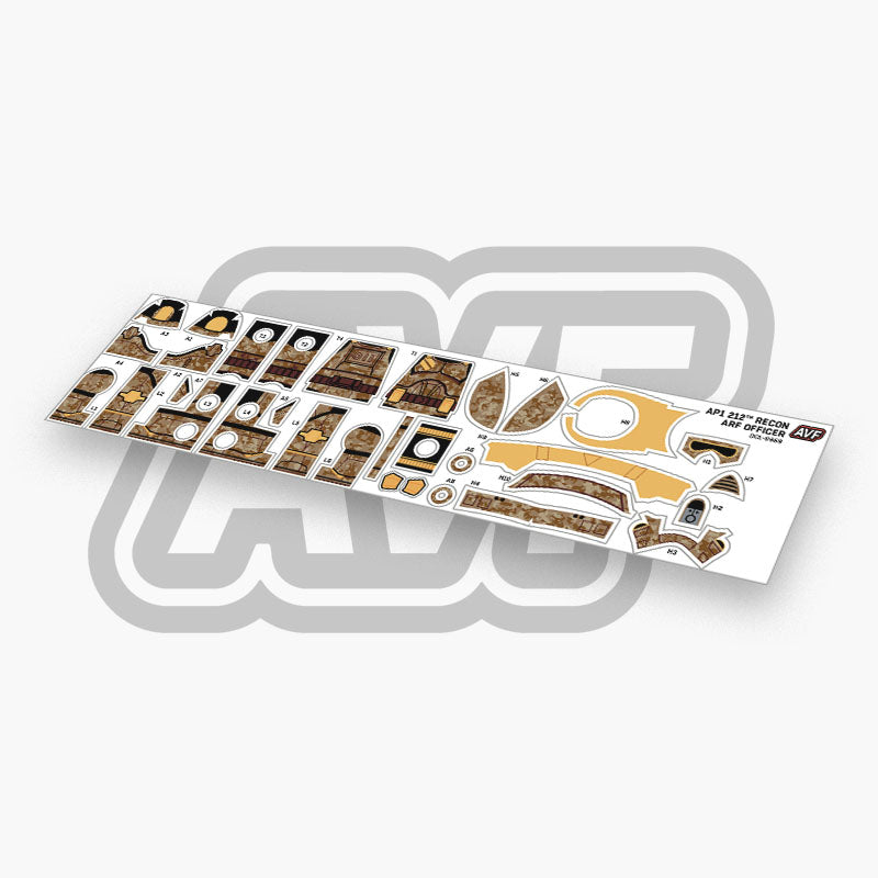 212th Recon ARF Officer Decals
