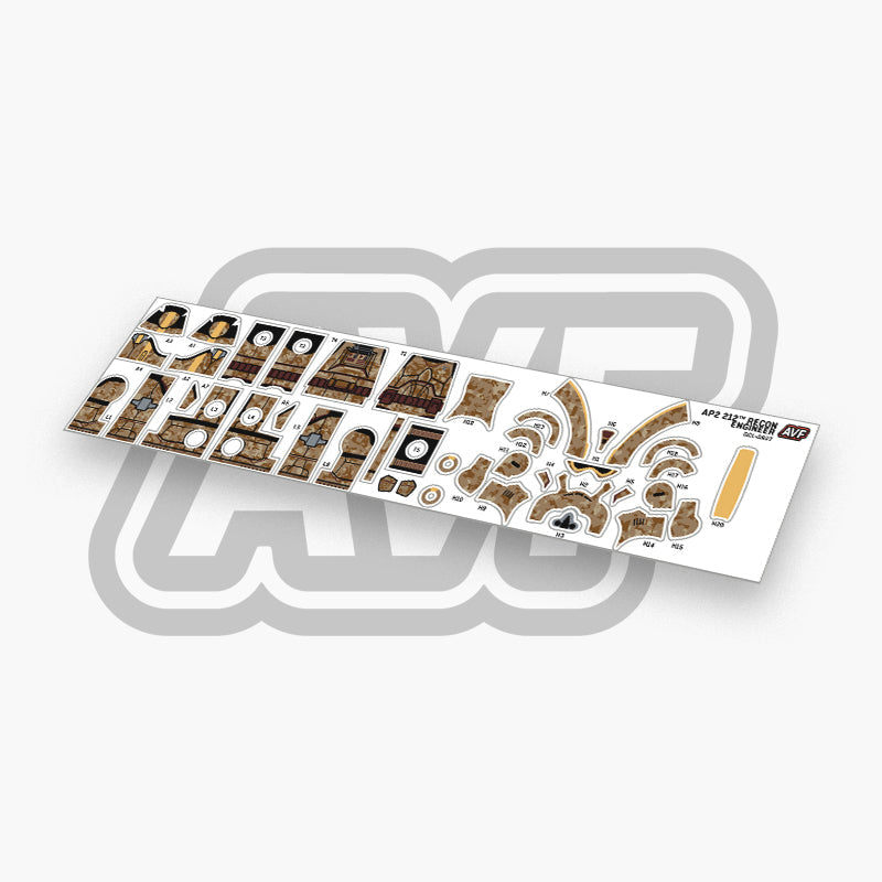 212th Recon Engineer Decals