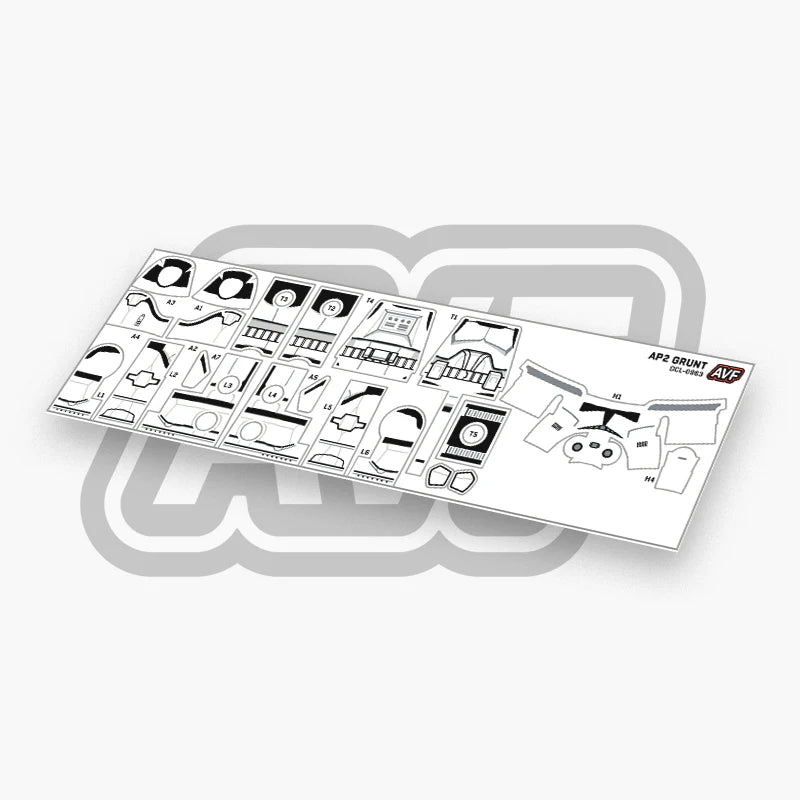 Clone Trooper Grunt Decals