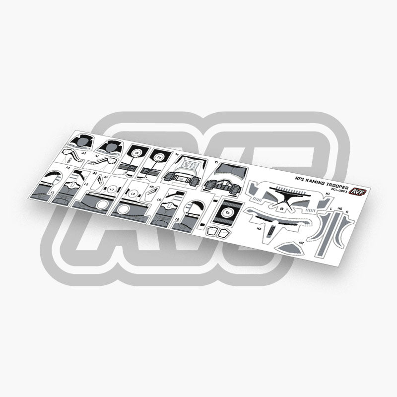 Kamino Trooper Decals