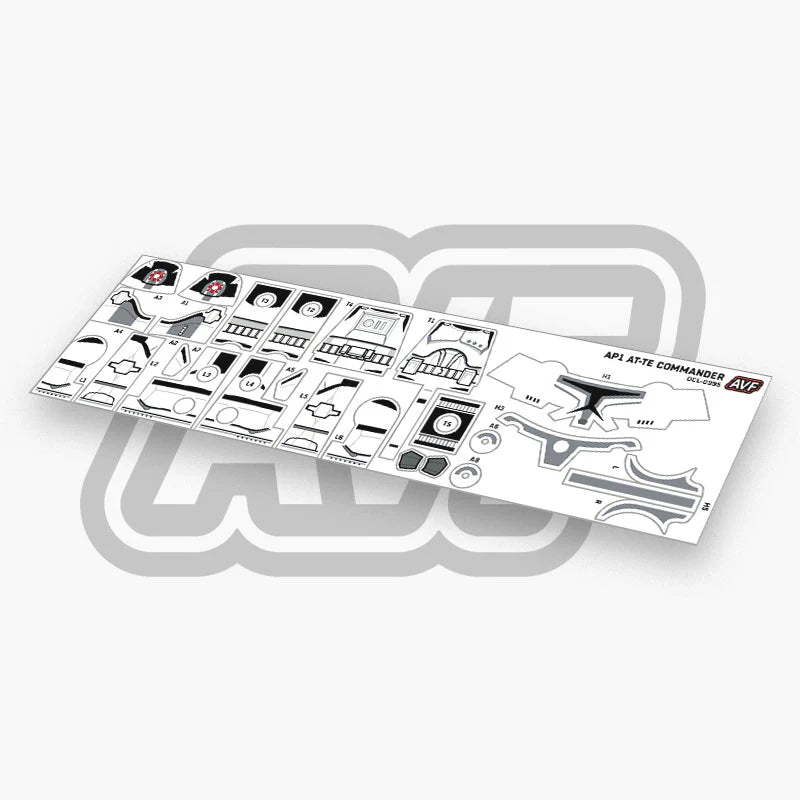 AT-TE Commander Decals