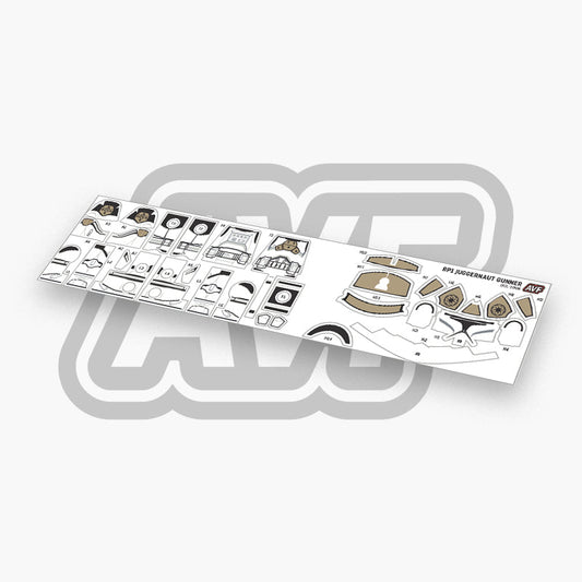 Juggernaut Gunner Decals