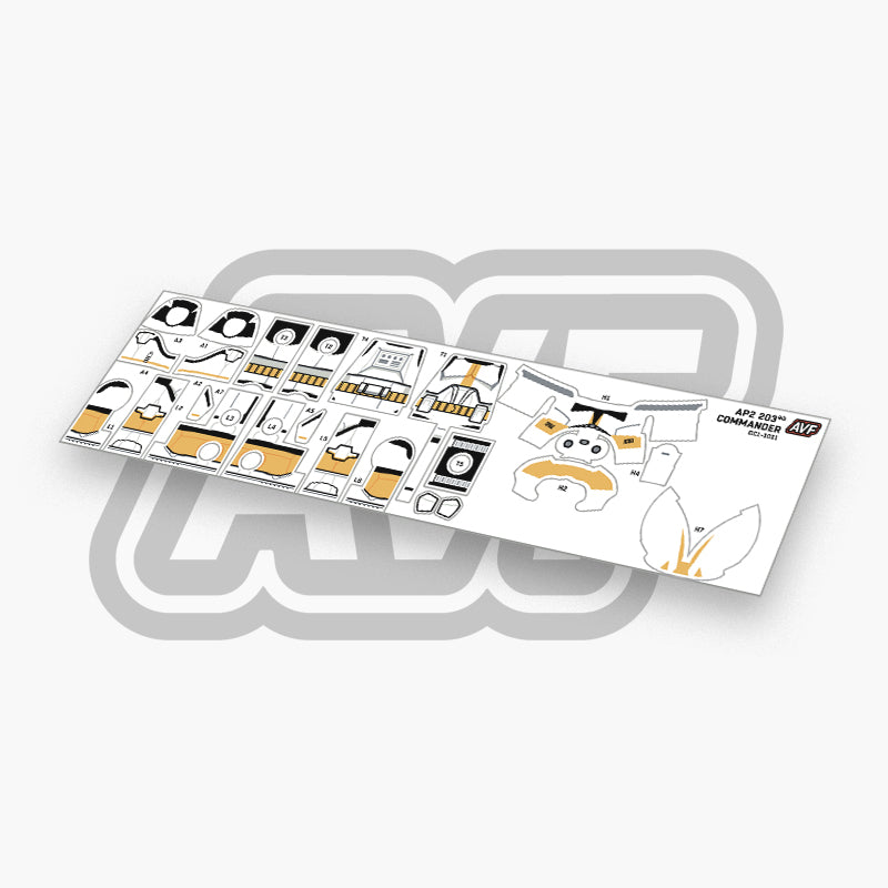 203rd Division Commander Decals
