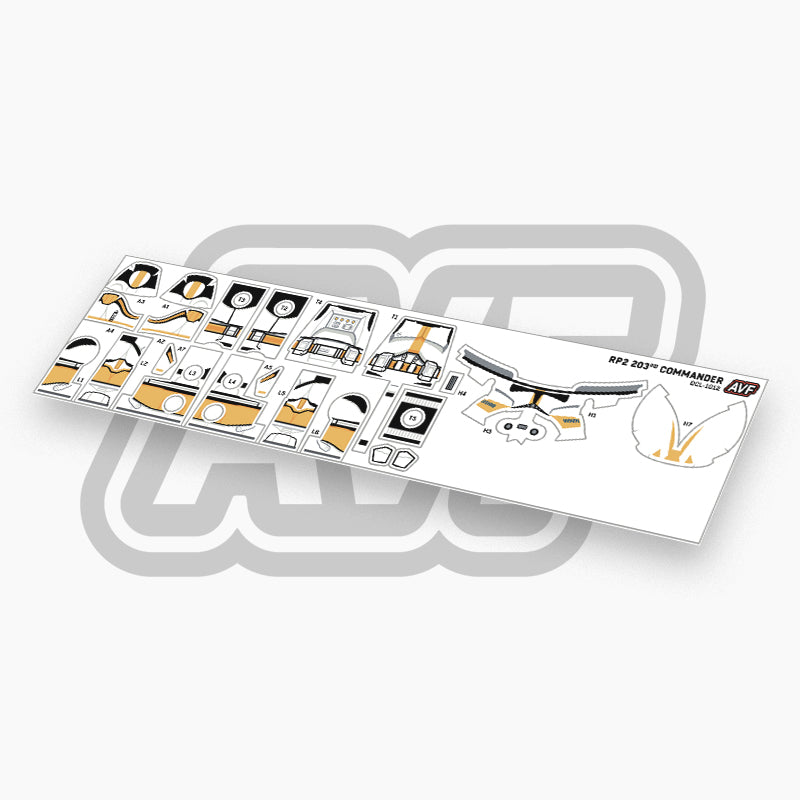 203rd Division Commander Decals