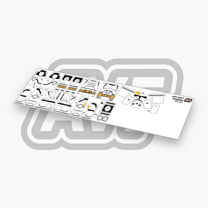 203rd Division Trooper Decals