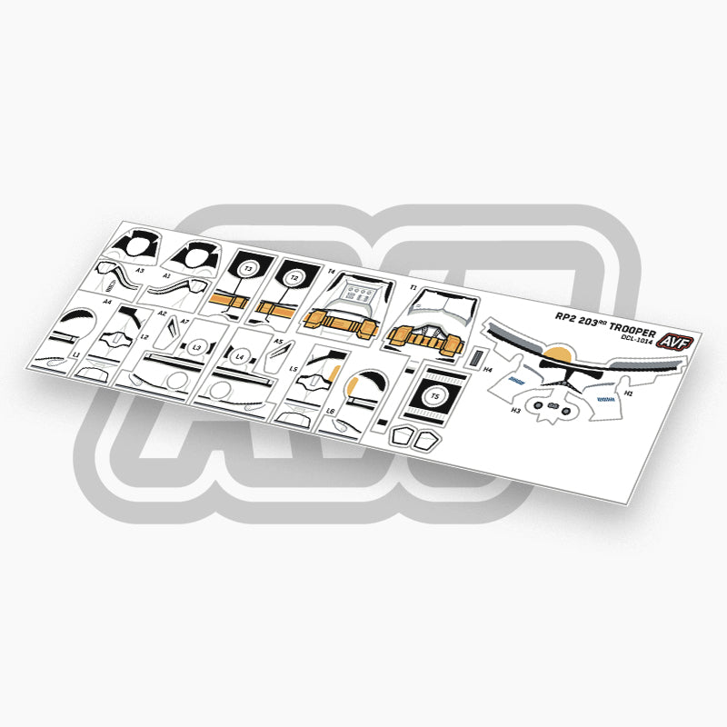 203rd Division Trooper Decals